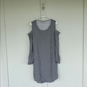 Merona cold shoulder striped dress